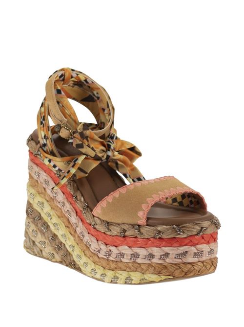 Sandalo donna con zeppa in corda KURT GEIGER London | 5597294209.